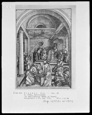 Große Passion, Apokalypse und Marienleben — Marienleben — Der zwölfjährige Jesus im Tempel