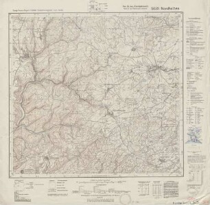 5635 Nordhalben, Topogr. Karte v. Bayern 1:25000 (Gradabteilungsblatt 4cm - Karte)