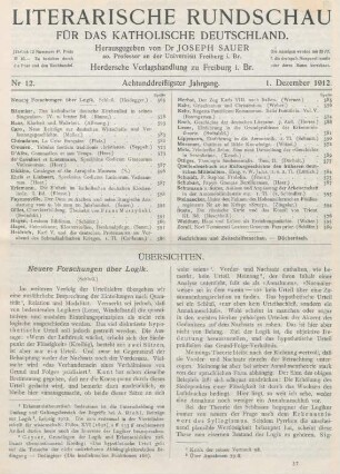 565-570 Neuere Forschungen über Logik : Schluß