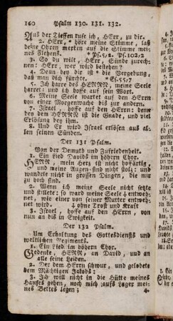 160-169, Psalm 131 - 140.