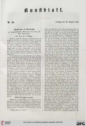 Nr. 41 - 50 (24. August 1847 - 14. Oktober 1847)