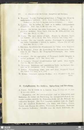 11. Fortpflanzung des Lichtes, Spiegelung und Brechung