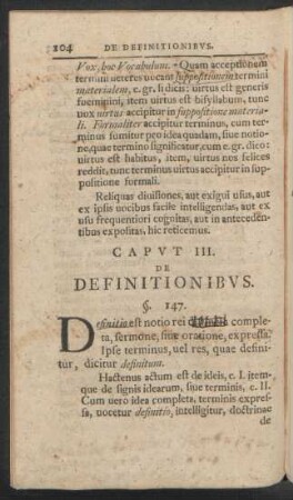 Caput III. De Definitionibus