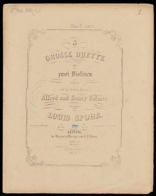 3 grosse Duette für zwei Violinen : Duo N° 2, op. 150
