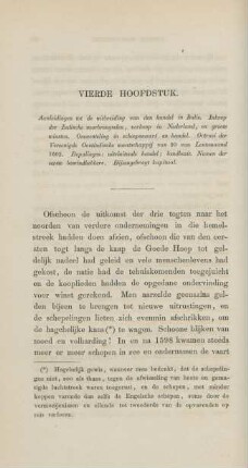 Vierde hoofdstuk. Aanleidingen tot de uitbreiding van den handel in Indie ...