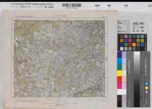 Lida Fliegerkarte 1918 1 : 200 000 28 x 34 Druck: Kartographische Abteilung der Preußischen Landesaufnahme Benkhausen