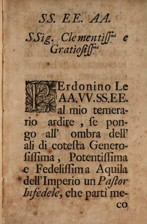 Il Pastor Infido : Pastorale