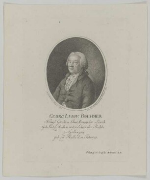 Bildnis des Georg Ludw: Boehmer