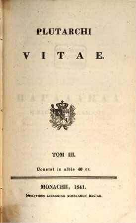 Plutarchi vitae, 3