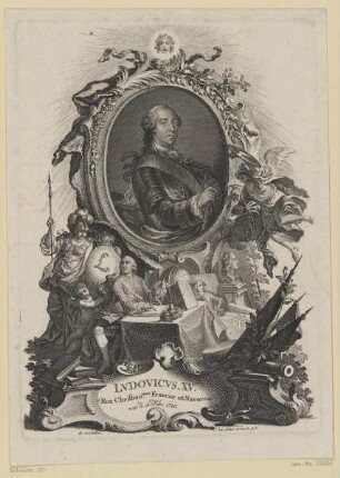Bildnis des Lvdovicvs XV