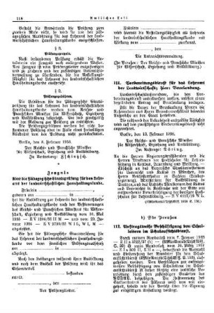 Auftragsweise Beschäftigung von Schulleitern im Schulaufsichtsdienst : [Erziehung] ; [Für Preußen] ; [Amtliche Erlasse] ; [Amtlicher Teil]