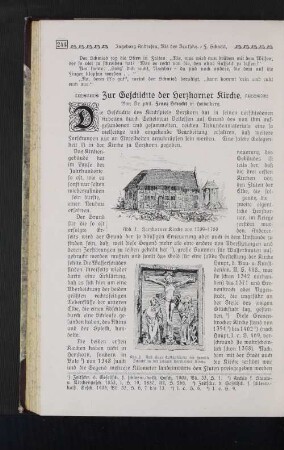 Herzhorner Kirche von 1709-1780