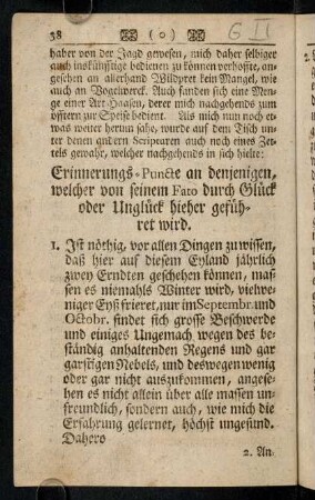 38-46, Erinnerungs-Punkte [...].