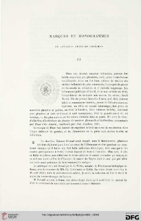 1: Marques et monogrammes de quelques amateurs célèbres, [3]