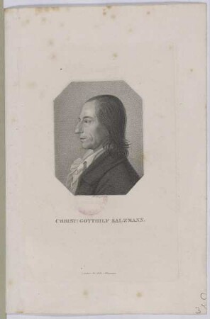 Bildnis des Christian Gotthilf Salzmann