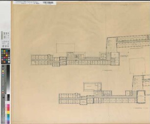 Arnsberg, Regierungshauptgebäude, Neubau, 3. Obergeschoss, 4. Obergeschoss, Grundriss