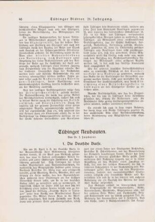 46-51 Tübinger Neubauten