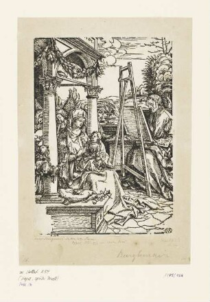 Heiliger Lukas malt Madonna