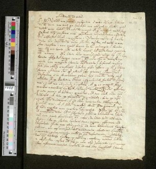 Brief an Matthias Bernegger
