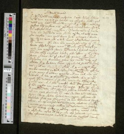 Brief an Matthias Bernegger