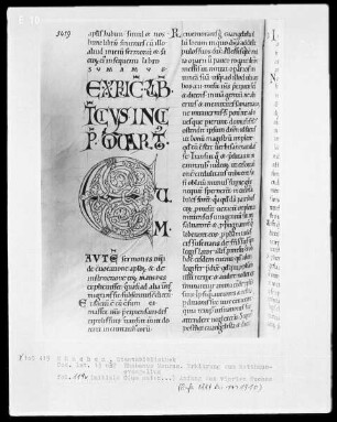 Rhabanus Maurus, Erklärung zum Matthäusevangelium — Initiale C (um autem), Folio 119verso