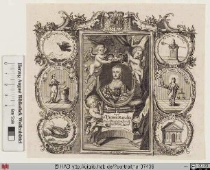 Bildnis Therese Natalie, Prinzessin von Braunschweig-Wolfenbüttel, Äbtissin zu Gandersheim