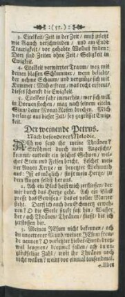 Der weinende Petrus