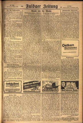 Zweite Ausgabe vom Sonntag, den 03. Oktober 1926.