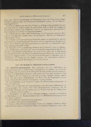 38.1. Bibliotheksunterprogramme.