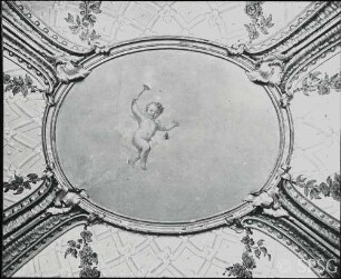 Berlin, Schloss Charlottenburg, Neuer Flügel, Schreibkammer, R. 355, Detail der Decke.