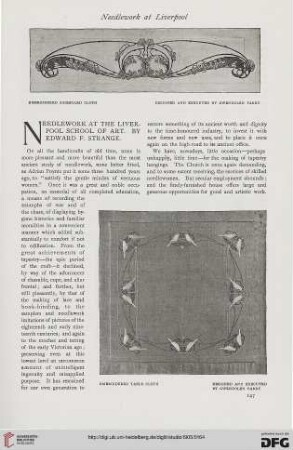 33: Needlework at the Liverpool school of art