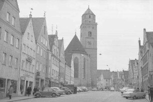 Donauwörth: Reichsstraße und Stadtpfarrkirche