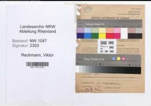 Entnazifizierung Viktor Reckmann , geb. 03.12.1898 (Arbeiter)