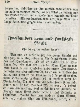Zweihundert neun und funfzigste Nacht