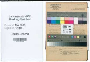 Entnazifizierung Johann Fischer , geb. 27.09.1902 (Arbeiter)