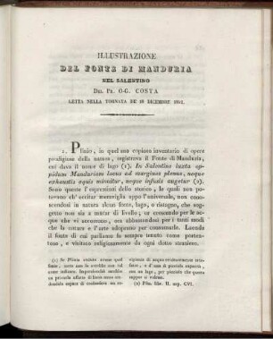 ILLUSTRAZIONE DEL FONTE DI MANDURIA