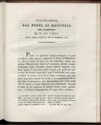 ILLUSTRAZIONE DEL FONTE DI MANDURIA