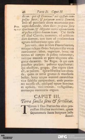 Caput III. Terræ sanctæ situs & fertilitas.