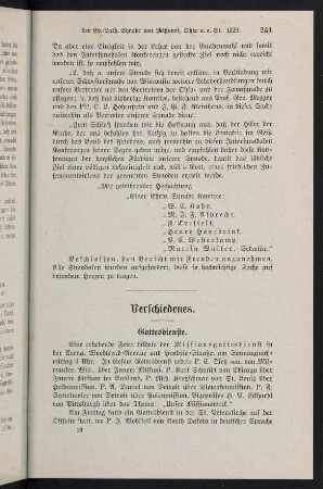 241-245, Verschiedenes