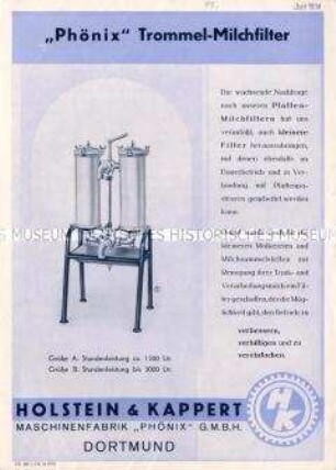 Trommel-Milchfilter