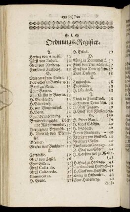 I. Ordnungs-Register.
