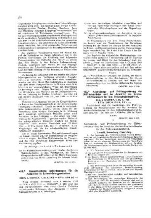 Ausbildungs- und Prüfungsordnung der Militäranwärter und der Anwärter des Reichsarbeitsdienstes für den Volksschullehrerberuf : [Amtliche Erlasse] ; [Amtlicher Teil]