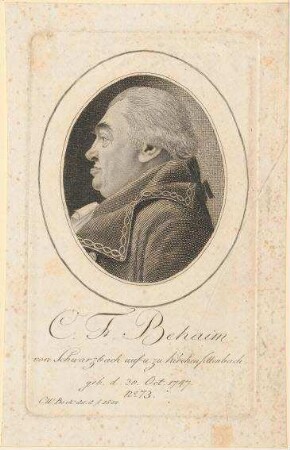 Carl Friedrich (II.) Behaim; geb. 30.10.1747