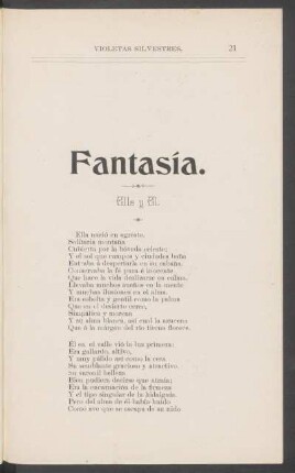 Fantasía. : Ella y El.
