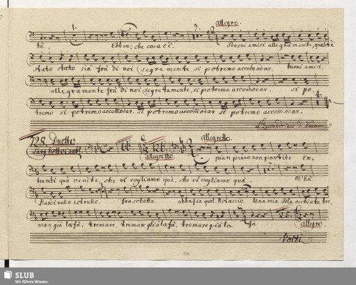 728. Duetto: Perche mai, destin spietato / Naumann, J.G.