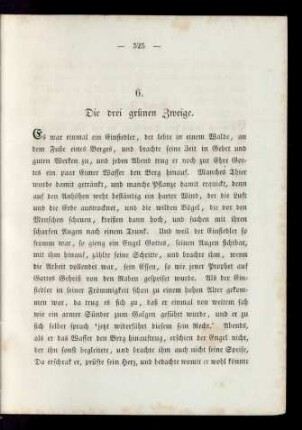 6. Die drei grünen Zweige.