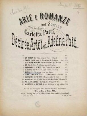 L' éclat de rire = Lachlied : raccolta di arie N.o 53
