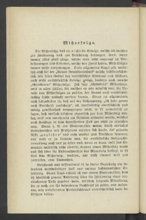 Mißerfolge