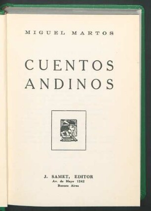 Cuentos andinos