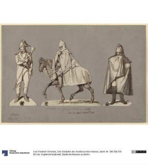 Drei Soldaten des französischen Heeres